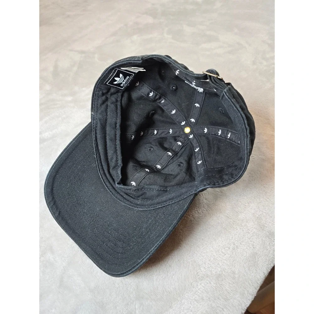 Adidas Hat‎ Cap Black OSFW Womens Trefoil Logo Baseball Cap Strapback